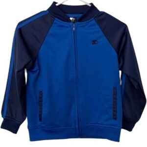 Starter Blue and Navy Track Jacket size boys 6/7